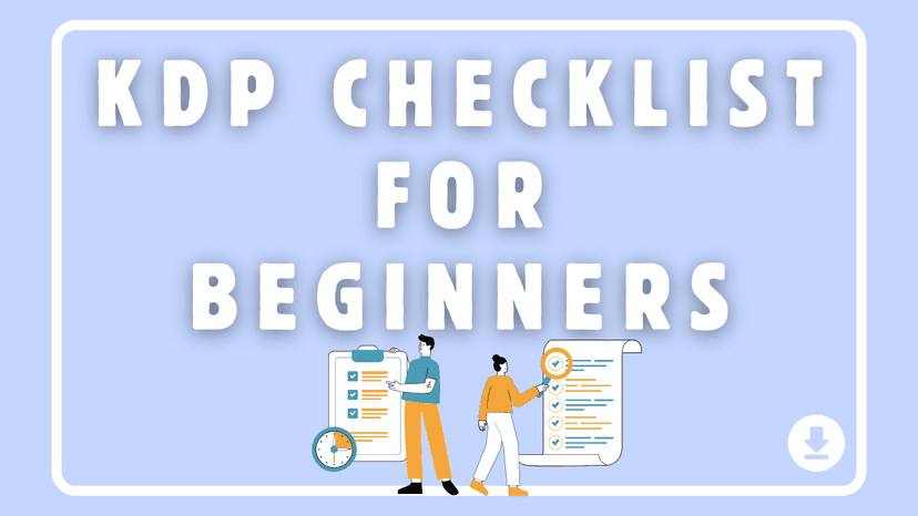 KDP Checklist for Beginners