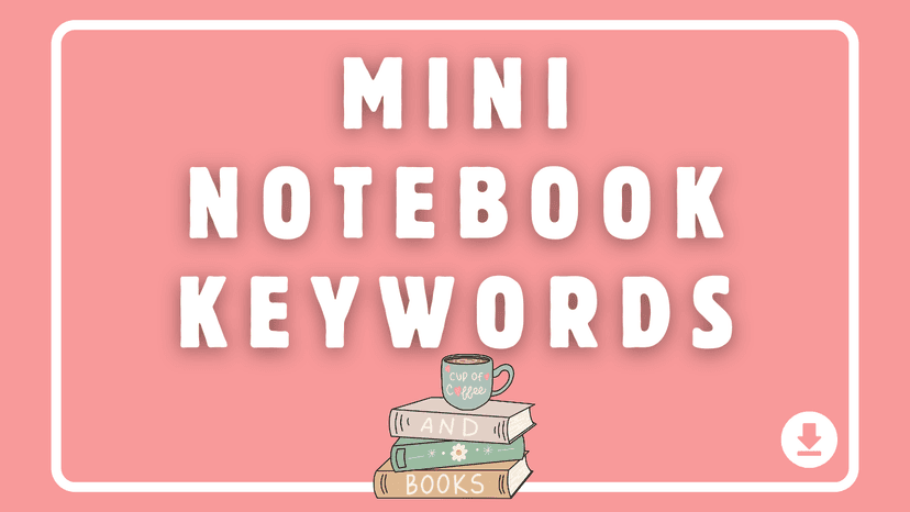 Mini Notebook Keywords for Amazon KDP