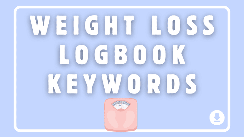 Weight Loss Logbook Keywords